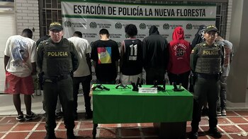 El operativo policial incluyó la
