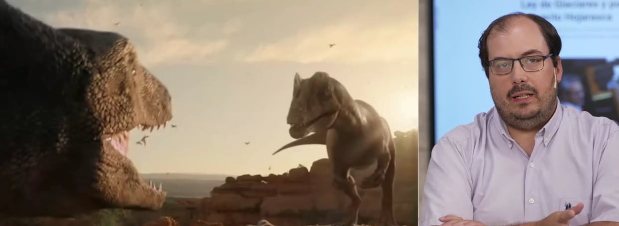 La extinción de los dinosaurios fue provocada por el impacto de un asteroide en México hace 66 millones de años y colapsó los ecosistemas planetarios (Infobae en Vivo)