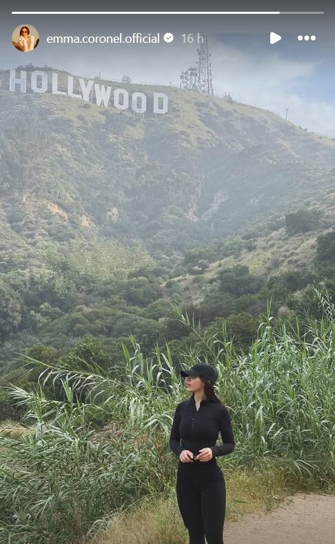 Emma Coronel compartió una fotografía desde el epicentro de la industria cinematográfica en Los Ángeles. (Crédito: Instagram/Emma Coronel Oficial)