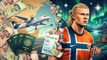 ¿Cuánto cuesta viajar de México a Noruega, el país de Erling Haaland? Esto debes gastar