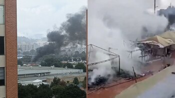 El humo se apoderó del