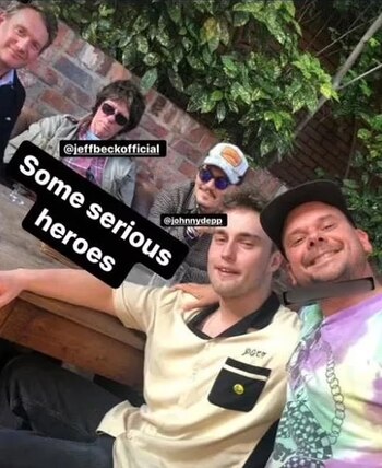 San Fender compartió la imagen