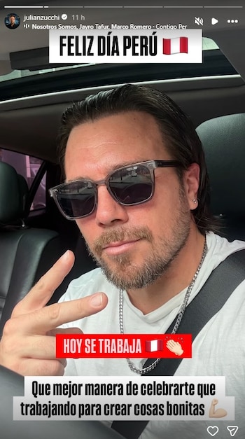 Celebridades se unen por el Perú: los mensajes de Ale Baigorria, Korina, Julián Zucchi, Karen Schwarz y Gianella Neyra. Captura: IG.