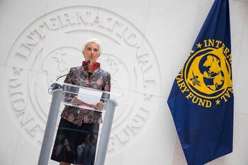 Chrsitine Lagarde, ex directora del