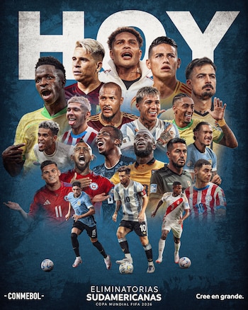 Conmebol publicó póster sobre el