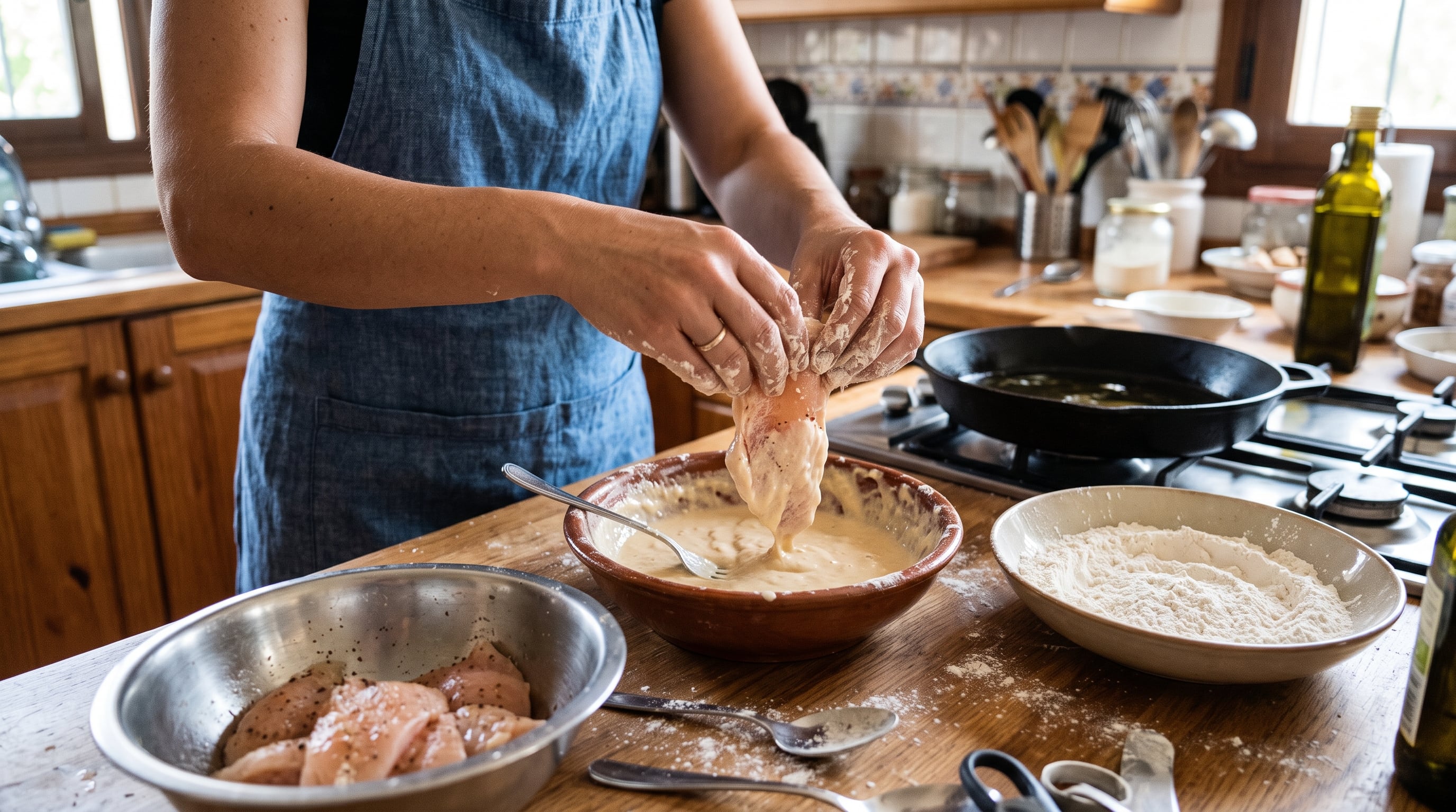 Los rebozados sin gluten permiten preparar milanesas, bastones de pescado y verduras sin utilizar harina de trigo (Imagen Ilustrativa Infobae)