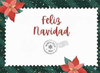 Las postales de navidad se