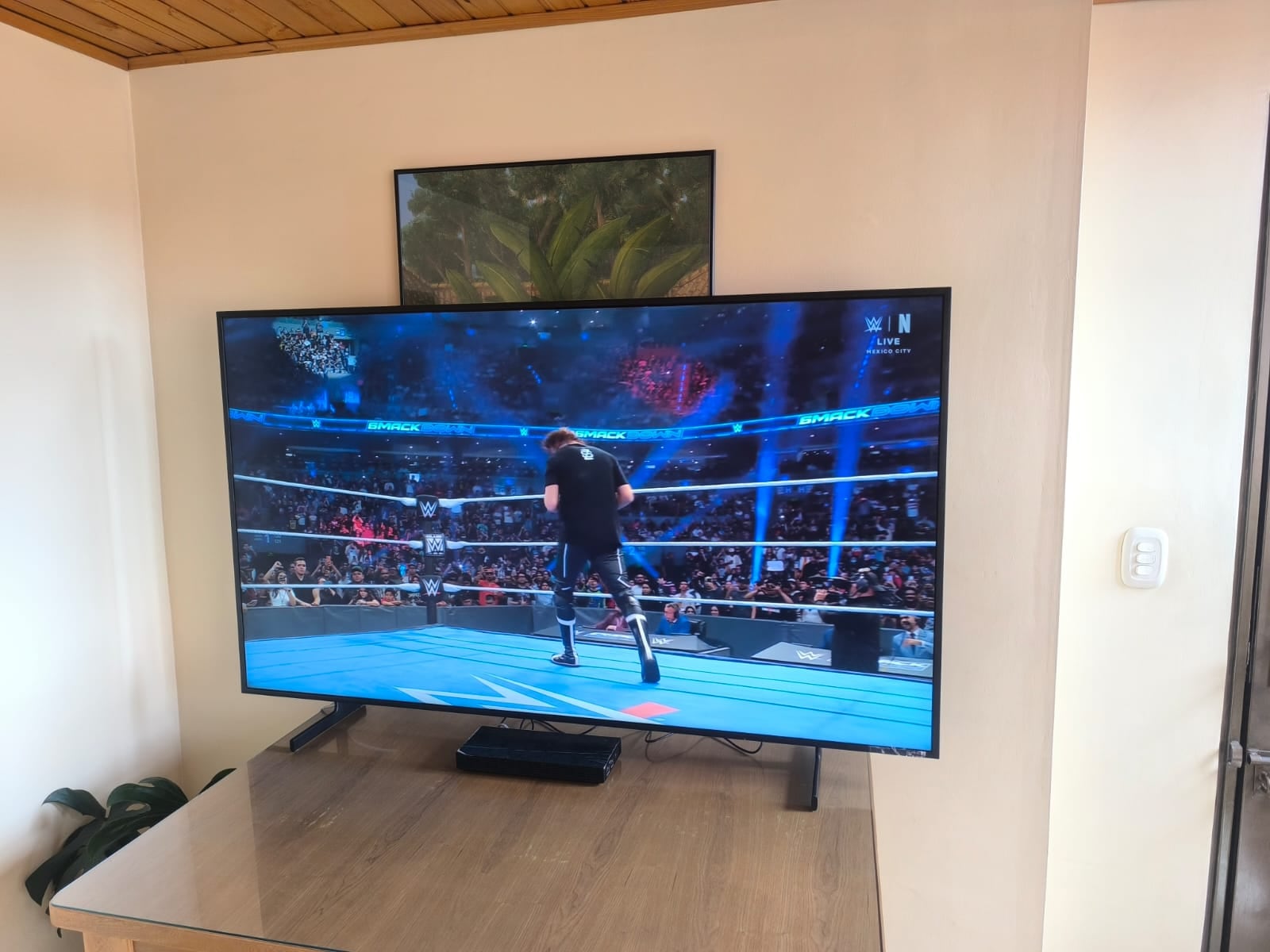 La pantalla mostró buena definición en transmisiones en vivo y contenidos con movimientos rápidos. (Foto: Infobae)