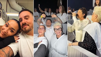 La divertida noche de Carmen Barbieri junto a Fede Bal: del show de Ca7riel y Paco Amoroso a la cena con Evelyn Botto