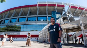 Jorge Gordillo en el Monumental,