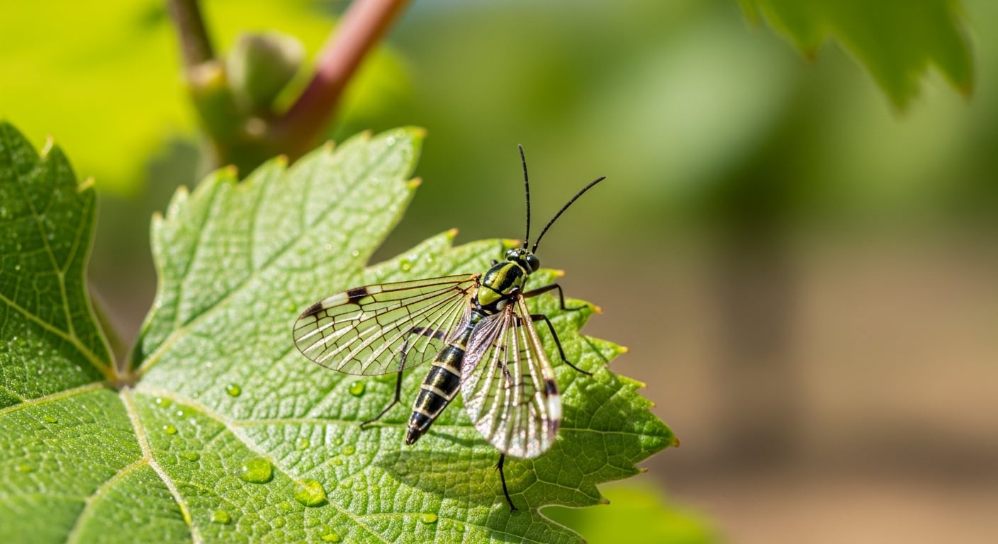 La plaga del glassy-winged sharpshooter amenaza la industria vitivinícola de California, que concentra más del 90% de la uva y el vino de Estados Unidos. (Imagen Ilustrativa Infobae)