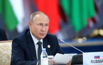 Putin durante su intervención (Sputnik/Konstantin
