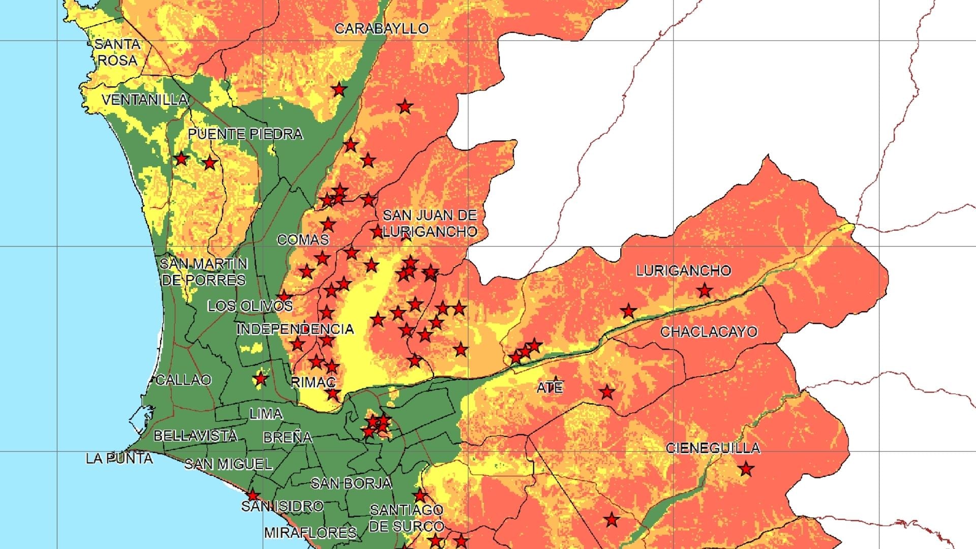 El Instituto Geológico, Minero y Metalúrgico (Ingemmet) identificó los peligros geológicos y las zonas críticas en Lima y Callao.