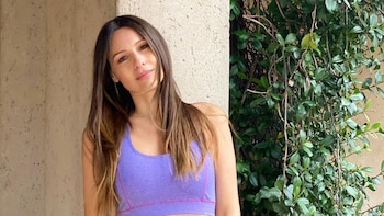 La modelo, embarazada de casi