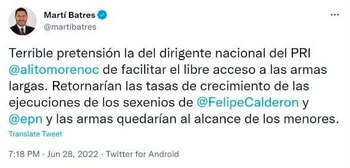Martí Batres aseguró que si