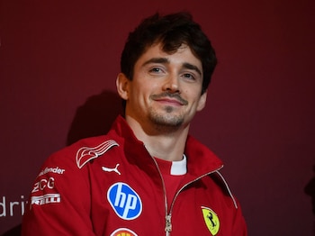 El piloto de Ferrari Charles