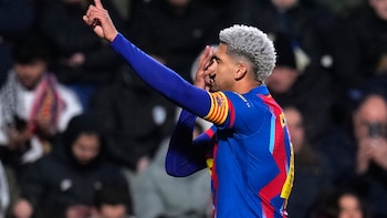 El capitán del Barcelona Ronald