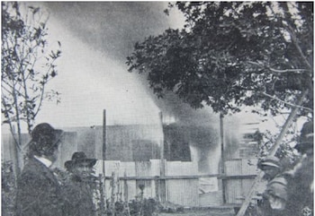 Incendio de una casa de