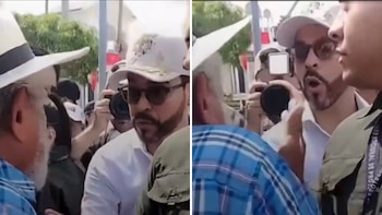 Abelardo de la Espriella llamó “ciego y sordo” a un abuelo durante una discusión sobre el Gobierno Petro en Córdoba: el momento quedó registrado en video