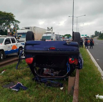 Así quedó el vehículo de