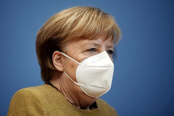 La canciller de Alemania, Angela