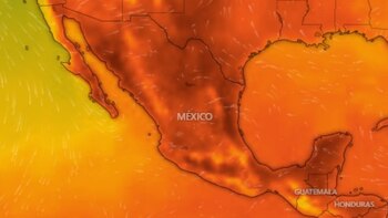 Este mapa térmico muestra cómo estarán las temperaturas en México debido a la tercera ola de calor