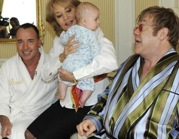 Elton John y su esposo