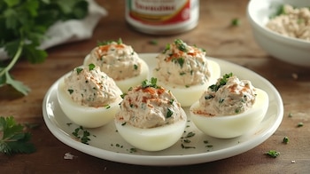 Huevos rellenos. (Imagen Ilustrativa Infobae)