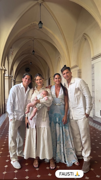 La familia Simeone tras el