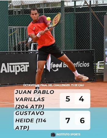 El siguiente torneo de Juan Pablo Varillas será el Challenger de Guayaquil.