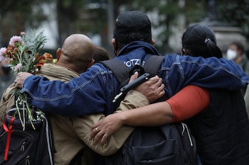 Una treintena de familiares de