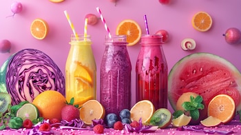 Preparar licuados que combinan estos