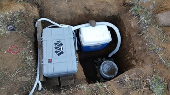 Sensores en la ladera del