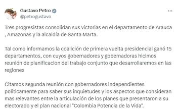 El presidente Gustavo Petro invitó