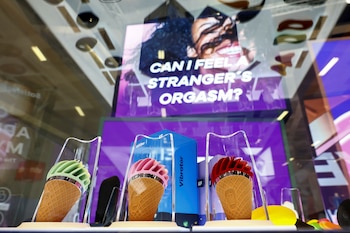 Satisfyer smart sex toys stand