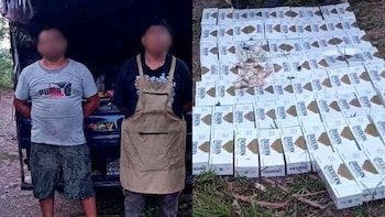El Salvador: Capturan a dos sujetos e incautan 75 paquetes de contrabando en paso fronterizo no habilitado