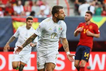 El italiano Ciro Immobile festeja