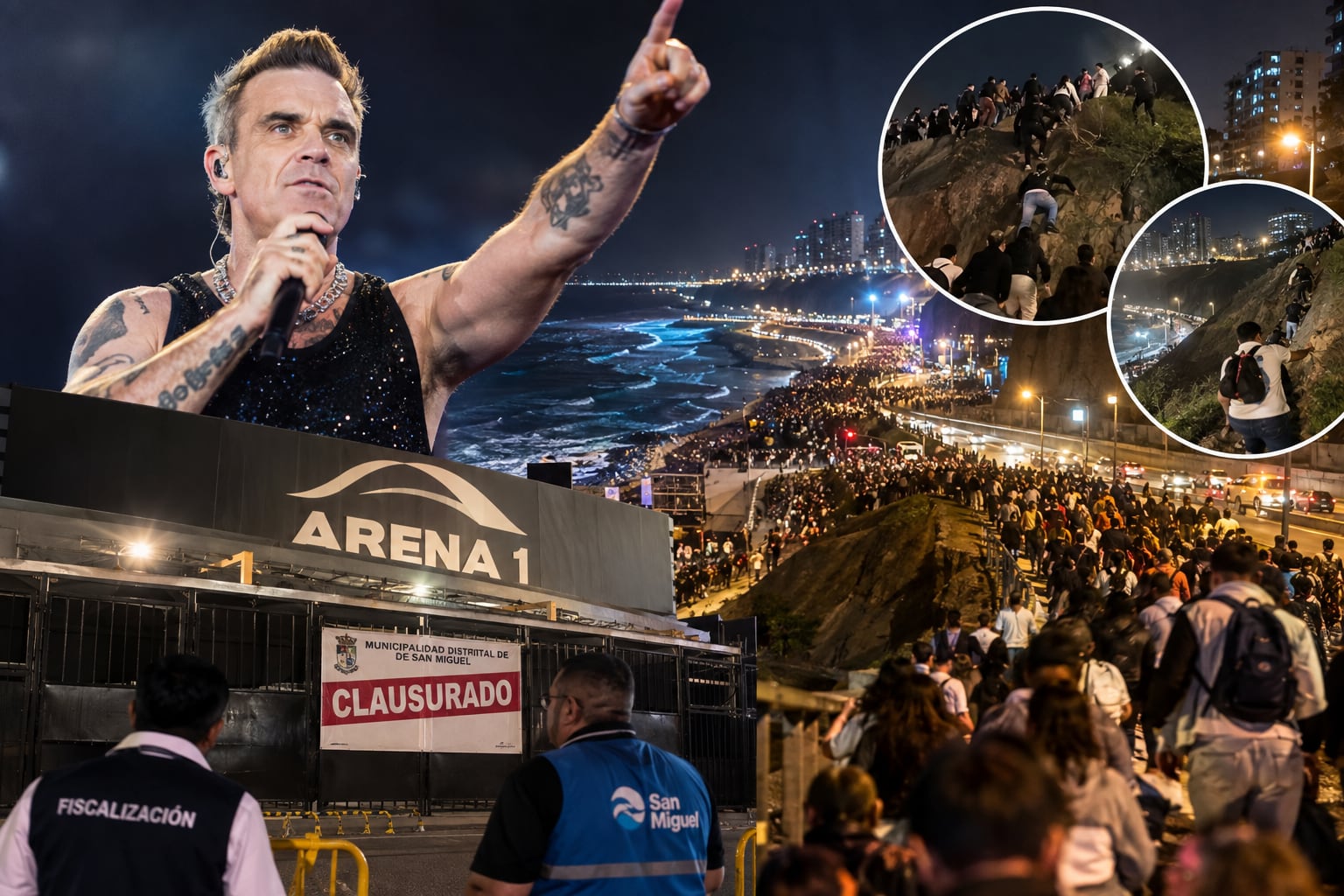 La Municipalidad de San Miguel clausura el recinto Arena 1 en la Costa Verde debido a los problemas de seguridad registrados durante los conciertos. (Imagen Ilustrativa Infobae)
