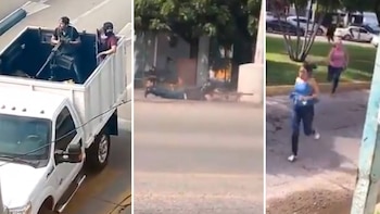 Balacera en Culiacán (Foto: Especial)