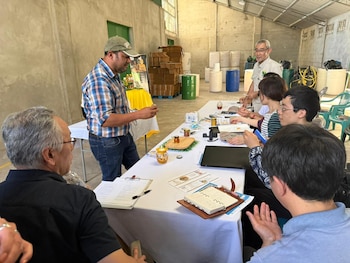 Los participantes visitaron cooperativas, fincas