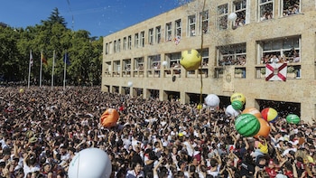 Logroño estalla en sus fiestas de San Mateo 2026 con un cohete multitudinario y con recuerdo para Ceuta