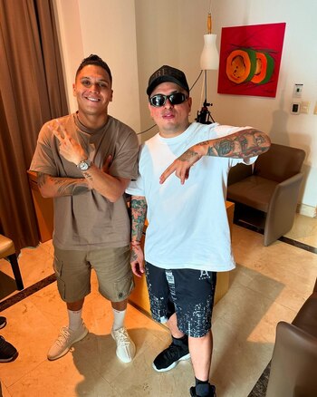 Durante la grabación de “El