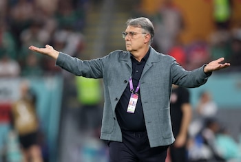 Gerardo Martino durante el partido