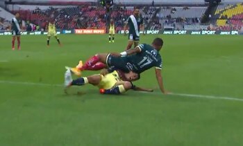 Lesión de Santiago Naveda en