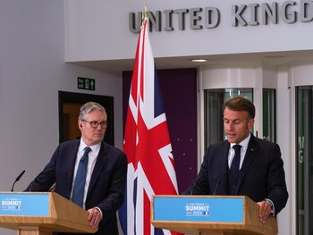 El presidente francés Emmanuel Macron