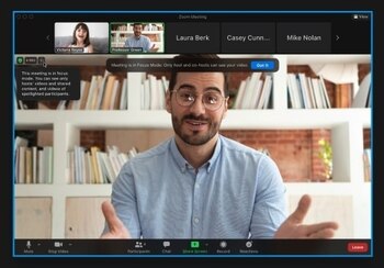 Modo concentración en Zoom (Foto: