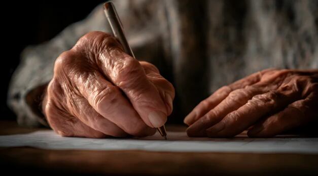 Margarita Centeno escribe libros a mano con 87 años. (Adobe Stock)