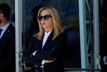 La primera ministra italiana, Giorgia