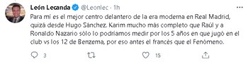León Lecanda señaló a Benzema