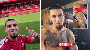 Daniel Muñoz habló con los aficionados del Nottingham Forest: qué significa su nuevo tatuaje y cuál es su comida preferida